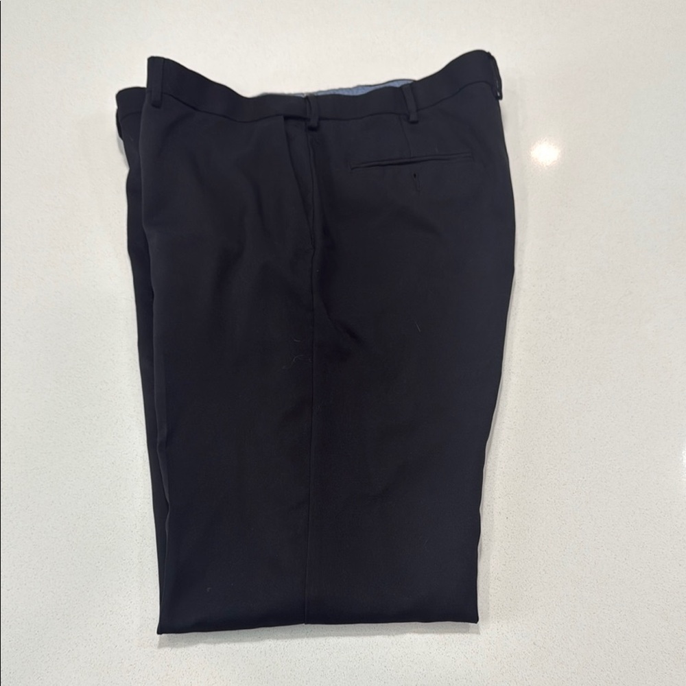 Saddlebred Black Dress Pants with Classic Straight Cut